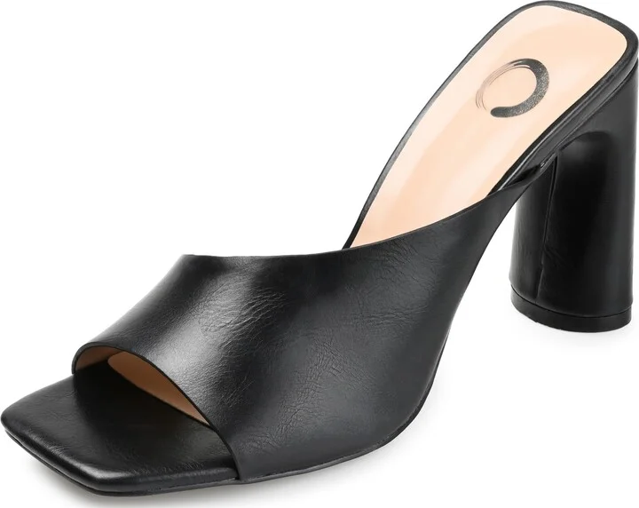 Journee Collection Women's Dola Pump Black 11 Medium