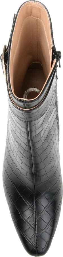 Journee Collection Women's Elanie Croc Booties - Image 9