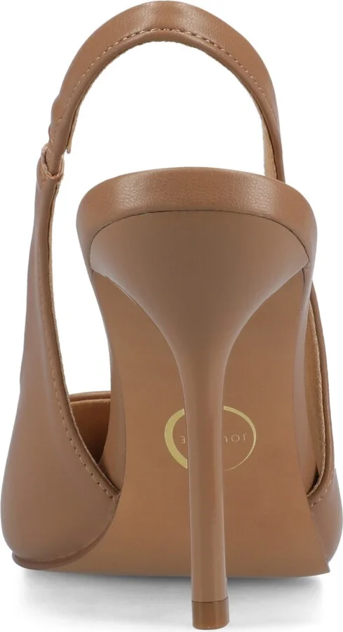 Journee Collection Women's Elenney Pointed Toe Slingback Pumps - Image 4
