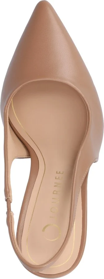 Journee Collection Women's Elenney Pointed Toe Slingback Pumps - Image 5