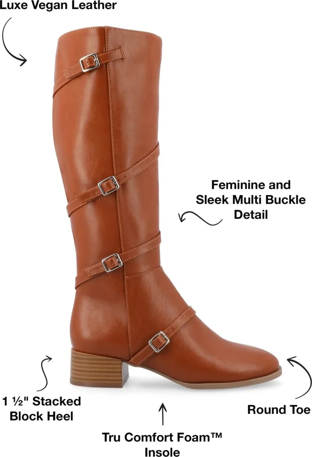 Journee Collection Women's Elettra Regular Calf Boots - Image 6