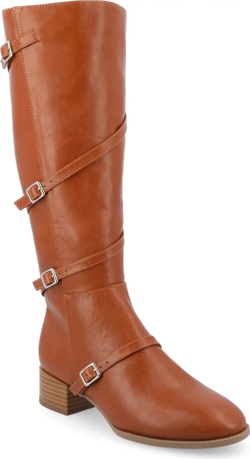 Journee Collection Women's Elettra Regular Calf Boots