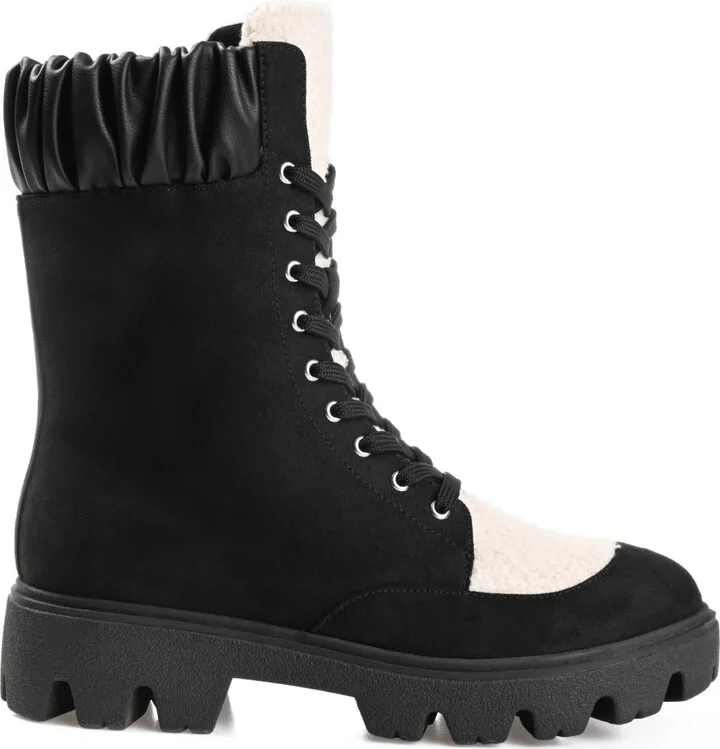 Journee Collection Women's Elinor Lace Up Lug Booties - Image 7