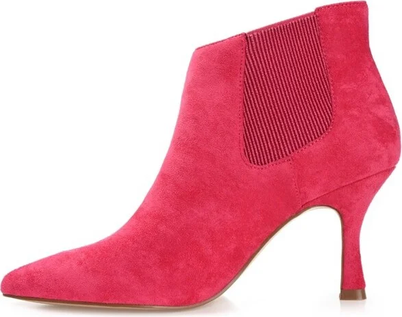 Journee Collection Women's Elitta Pull On Stiletto Booties Blue - Image 3