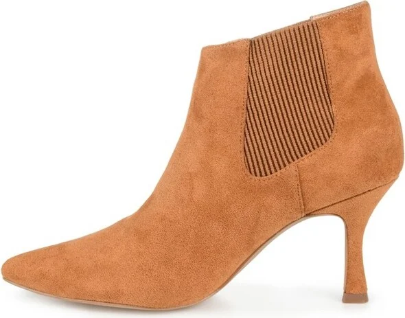 Journee Collection Women's Elitta Pull On Stiletto Booties Blue - Image 9
