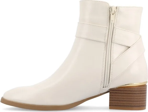 Journee Collection Women's Elley Booties Brown - Image 3