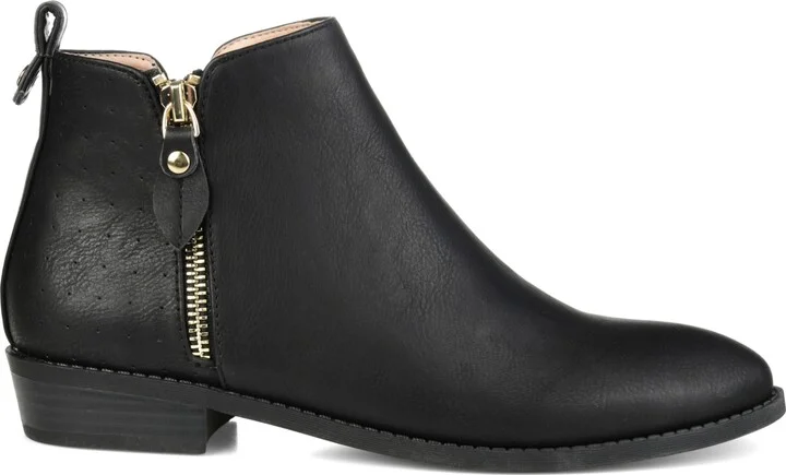 Journee Collection Women's Ellis Side Zip Ankle Booties - Image 7