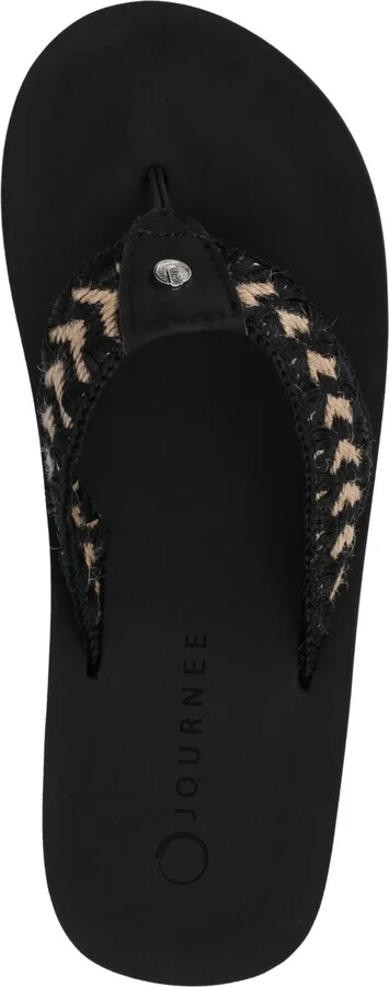 Journee Collection Women's Eloddie Slip-On Beach Sandals - Image 4