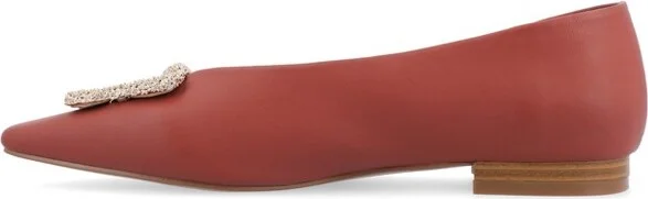 Journee Collection Women's Elowen Flats Clay - Image 2