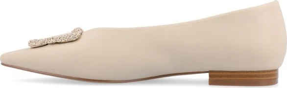 Journee Collection Women's Elowen Flats Clay - Image 3