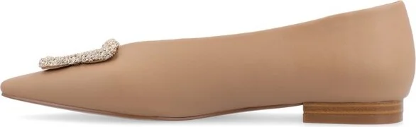 Journee Collection Women's Elowen Flats Clay - Image 4