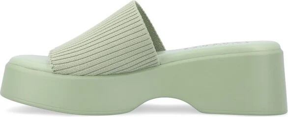 Journee Collection Women's Emani Platform Slip On Sandal Blush - Image 3