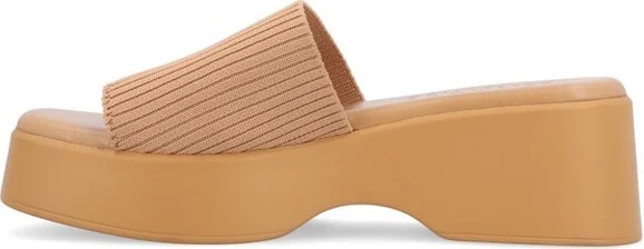 Journee Collection Women's Emani Platform Slip On Sandal Blush - Image 4