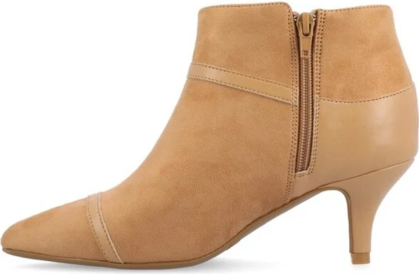 Journee Collection Women's Embrie Booties Tan - Image 2
