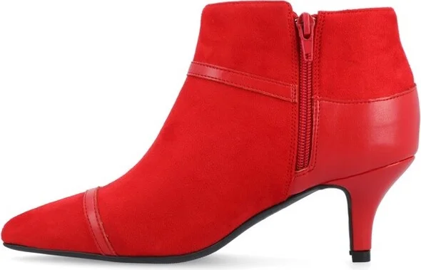 Journee Collection Women's Embrie Booties Tan - Image 4