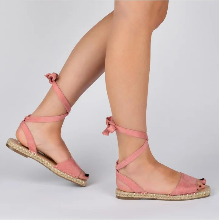 Journee Collection Women's Emelie Espadrille Flat Sandals - Image 6