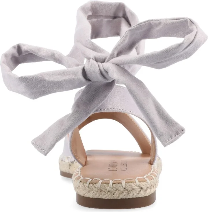 Journee Collection Women's Emelie Espadrille Flat Sandals - Image 8