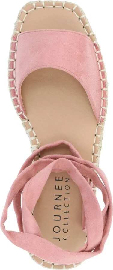 Journee Collection Women's Emelie Wide Width Espadrille Sandals - Image 4