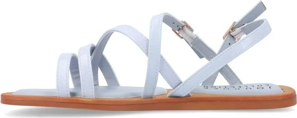 Journee Collection Women's Ennid Buckle Flat Sandals Blush - Image 3