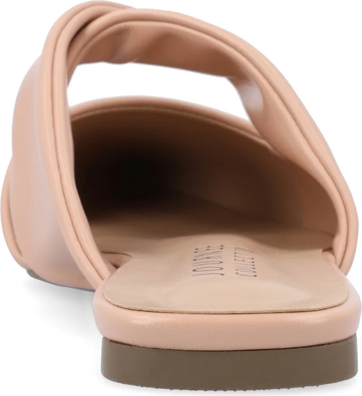 Journee Collection Women's Enniss Twist Cutout Pointed Toe Mules - Image 9