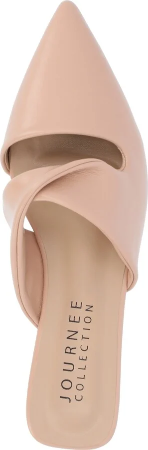 Journee Collection Women's Enniss Twist Cutout Pointed Toe Mules - Image 10