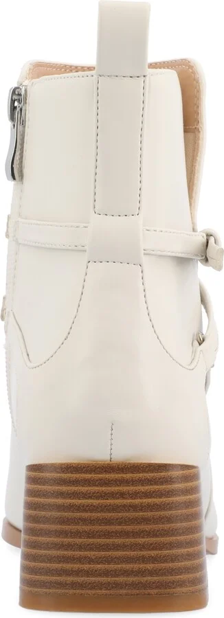 Journee Collection Women's Estelle Stacked Block Heel Booties - Image 3