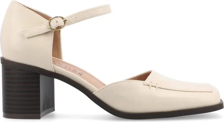 Journee Collection Women's Evangeline Square Toe Pumps - Image 2