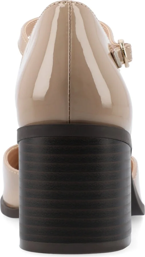 Journee Collection Women's Evangeline Square Toe Pumps - Image 7
