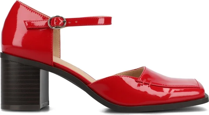 Journee Collection Women's Evangeline Square Toe Pumps - Image 10