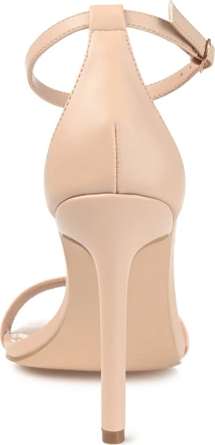 Journee Collection Women's Everton Ankle Strap Stiletto Sandals and Pouch Set - Image 3
