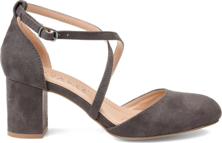 Journee Collection Women's Foster Crisscross Heels - Image 2