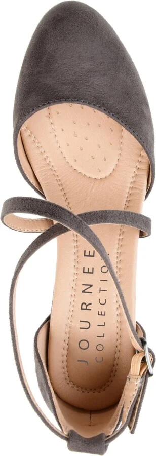 Journee Collection Women's Foster Crisscross Heels - Image 4
