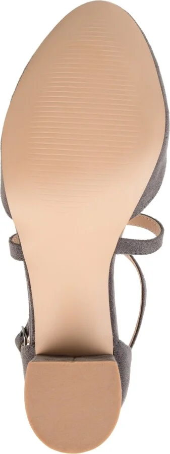 Journee Collection Women's Foster Crisscross Heels - Image 5