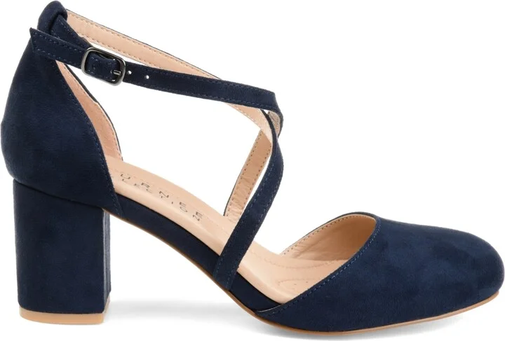 Journee Collection Women's Foster Crisscross Heels - Image 7