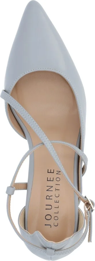 Journee Collection Women's Galvinn Crisscross Pointed Toe Pumps - Image 8