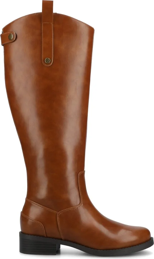 Journee Collection Women's Gema Round Toe Riding Boots - Image 2