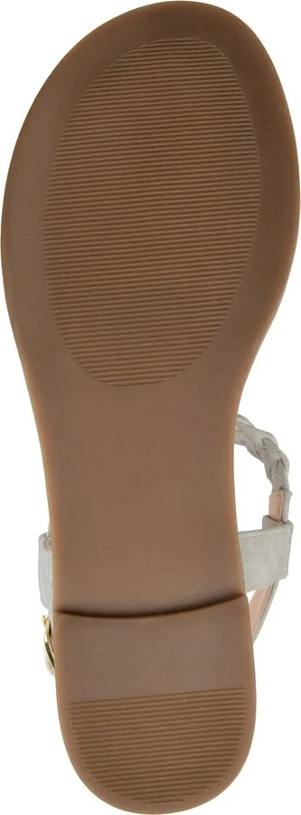 Journee Collection Women's Genevive Braided T-Strap Flat Sandals - Image 5