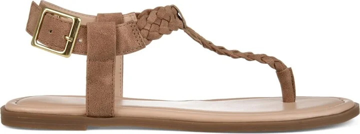 Journee Collection Women's Genevive Braided T-Strap Flat Sandals - Image 6