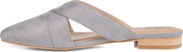 Journee Collection Women's Gerda Slip On Almond Toe Mules Flats Floral - Image 5