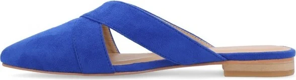 Journee Collection Women's Gerda Slip On Almond Toe Mules Flats Floral - Image 8