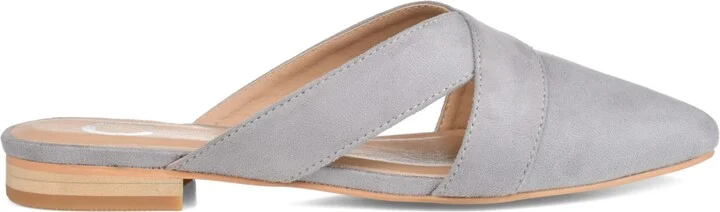 Journee Collection Women's Giada Pointed Toe Slip On Mules - Image 2