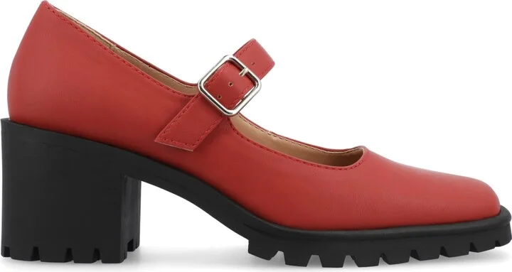 Journee Collection Women's Gladys Lug Sole Mary Jane Pumps - Image 2