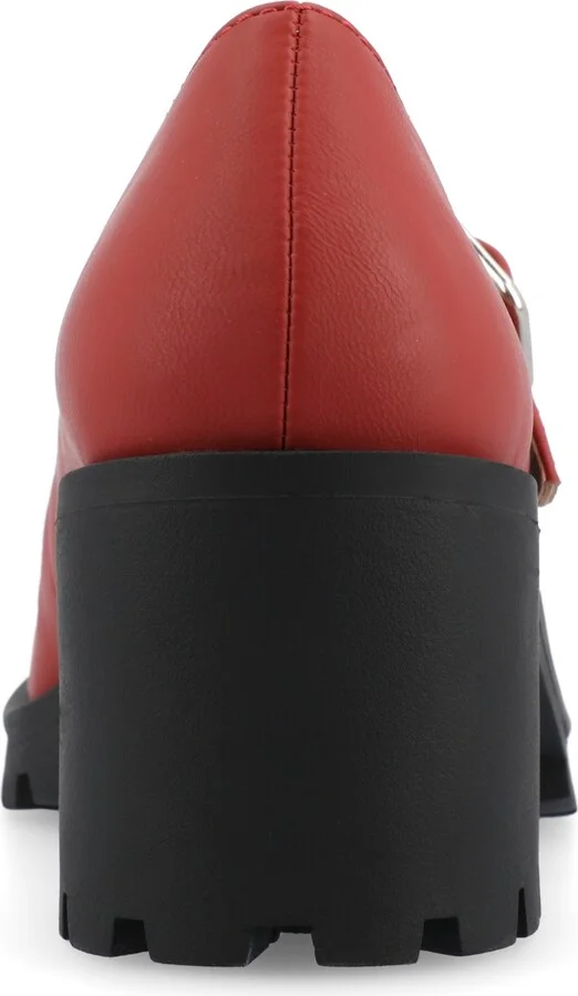 Journee Collection Women's Gladys Lug Sole Mary Jane Pumps - Image 3