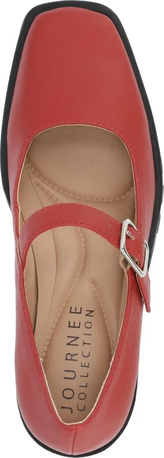 Journee Collection Women's Gladys Lug Sole Mary Jane Pumps - Image 4
