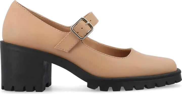 Journee Collection Women's Gladys Lug Sole Mary Jane Pumps - Image 7