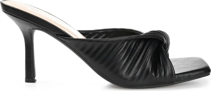 Journee Collection Women's Greer Pleated Sandals - Image 2