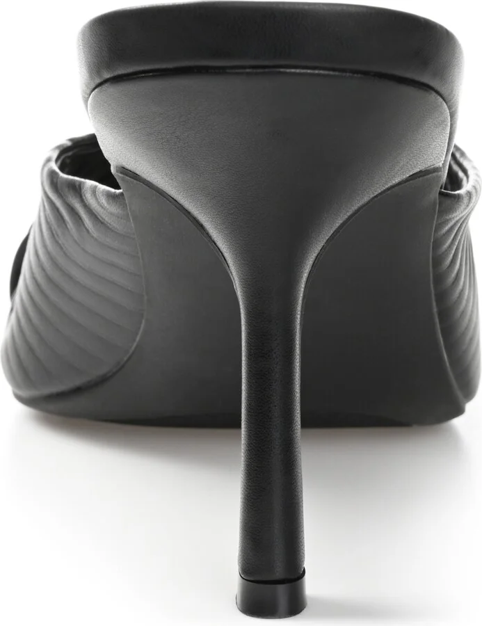 Journee Collection Women's Greer Pleated Sandals - Image 3