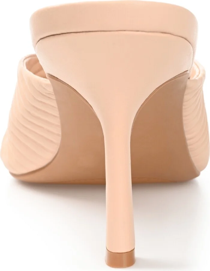 Journee Collection Women's Greer Pleated Sandals - Image 7