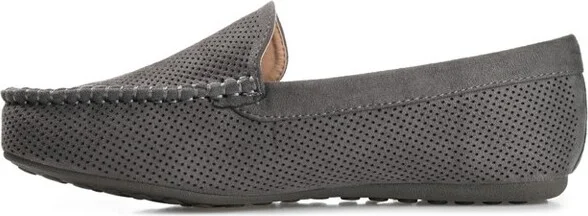 Journee Collection Women's Halsey Comfort Insole Slip On Round Toe Loafer Flats Black PU - Image 4
