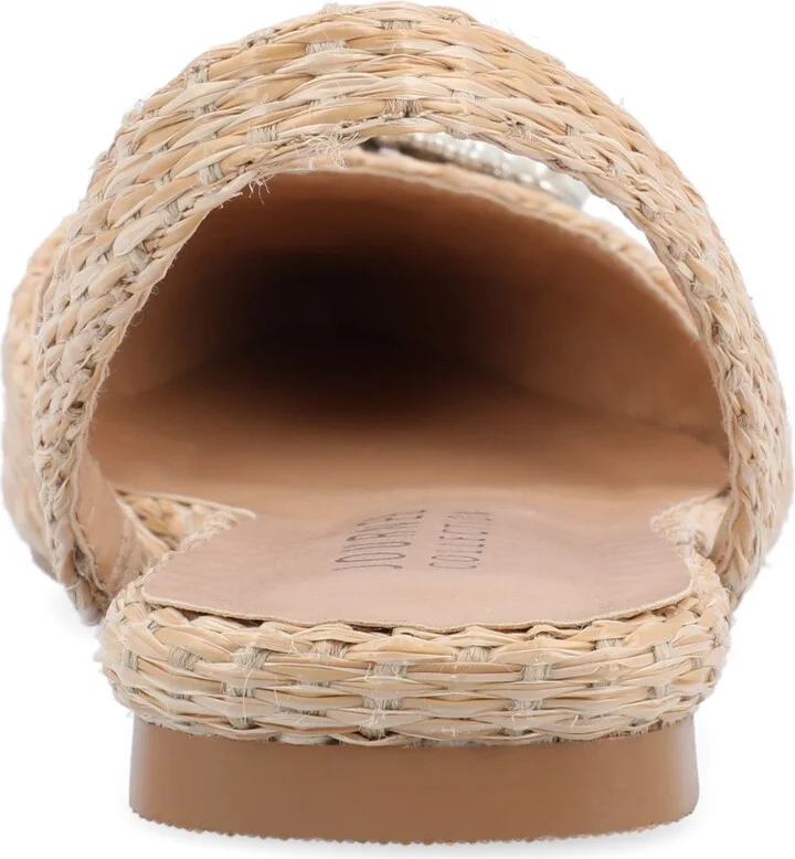 Journee Collection Women's Hannae Embellished Slingback Flats - Image 3